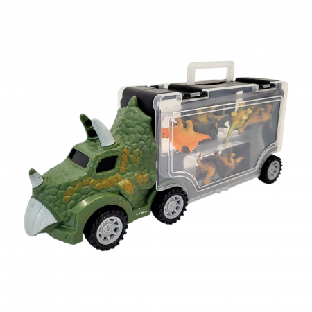 Masinuta in forma de dinozaur cu 6 dinozauri mici. Dinosaur Truck [1]