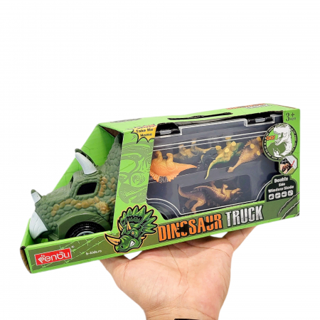 Masinuta in forma de dinozaur cu 6 dinozauri mici. Dinosaur Truck [3]