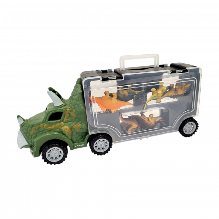 Masinuta in forma de dinozaur cu 6 dinozauri mici. Dinosaur Truck [2]