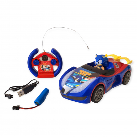 Masinuta Sonic cu telecomanda si acumulator. [3]
