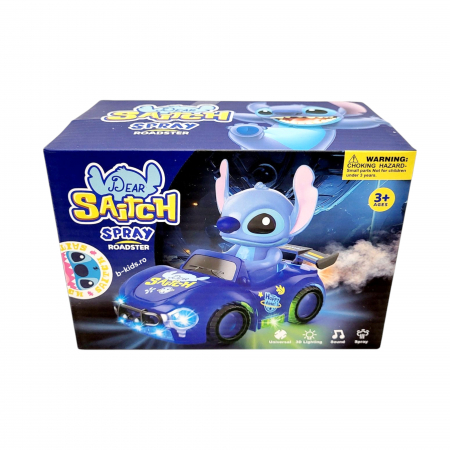 Masinuta Stitch care scoate fum cu sunete si lumimi [1]