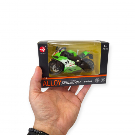 Jucarie Motocicleta din metal cu sunete si lumini, diferite culori [4]