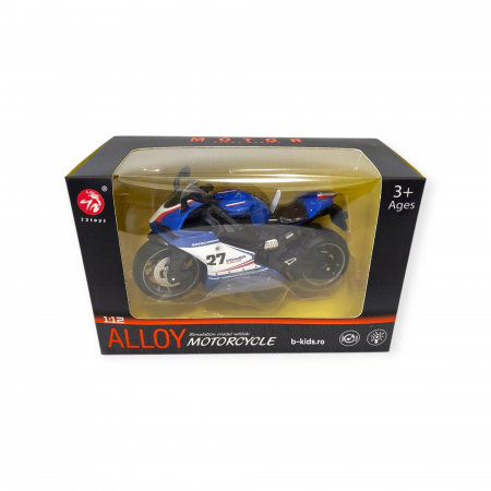 Jucarie Motocicleta din metal cu sunete si lumini, diferite culori [3]