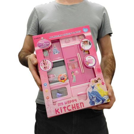 Mini Bucătărie pentru Păpuși – Aragaz & Frigider [1]