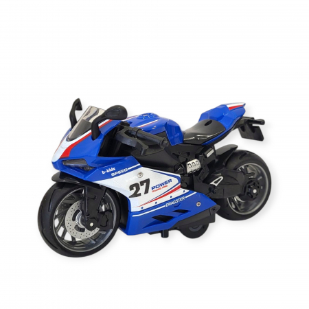 Jucarie Motocicleta din metal cu sunete si lumini, diferite culori [5]