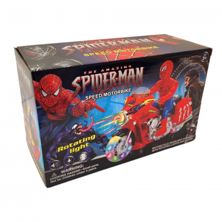 Motocicleta Spider-Man cu sunete si lumini. [2]