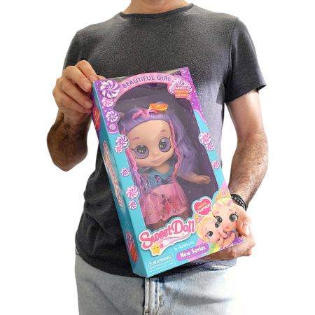 Papusa Sweet Doll - Fashion Design, frumos colorata cu ochii sclipitori [11]