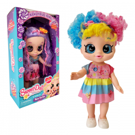 Papusa Sweet Doll - Fashion Design, frumos colorata cu ochii sclipitori [12]