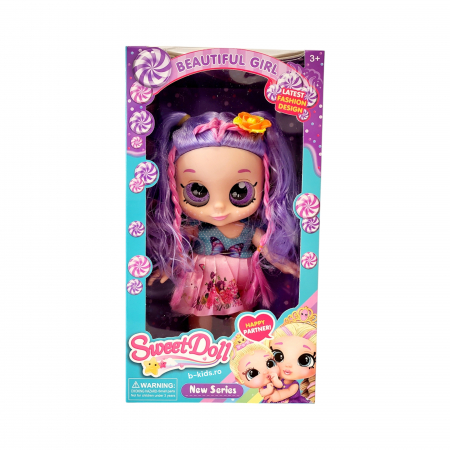 Papusa Sweet Doll - Fashion Design, frumos colorata cu ochii sclipitori [7]