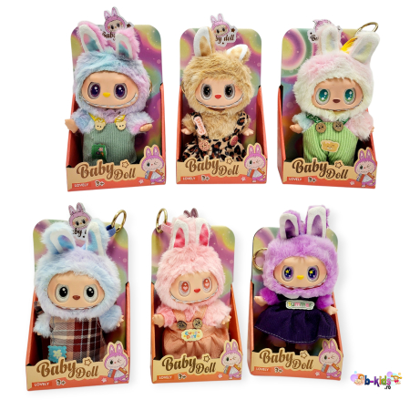 Diverse - Păpuși Tip Labubu – Brelocuri de Colecție "Baby Doll" muzicale