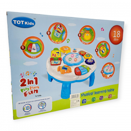 Masuta, Jucarie mare - interactiva muzicala pentru bebelusi, 2 in 1. [5]