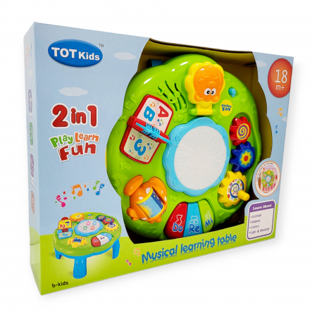Masuta, Jucarie mare - interactiva muzicala pentru bebelusi, 2 in 1. [2]