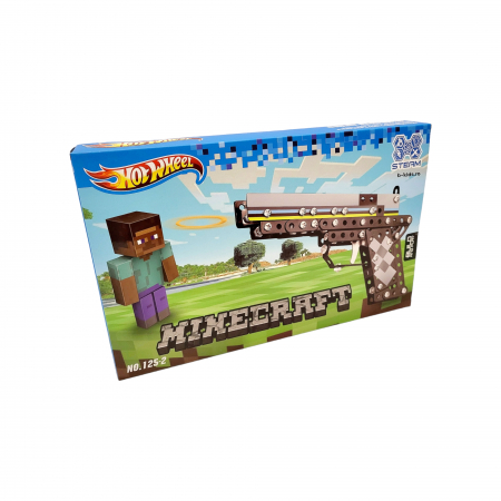 Pistol jucarie creativa metal - minectaft [1]