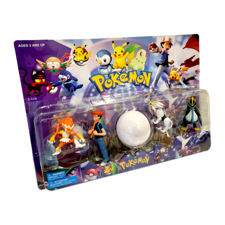 Pokemon - Set cu 4 Figurine si Super PokeBall. [3]