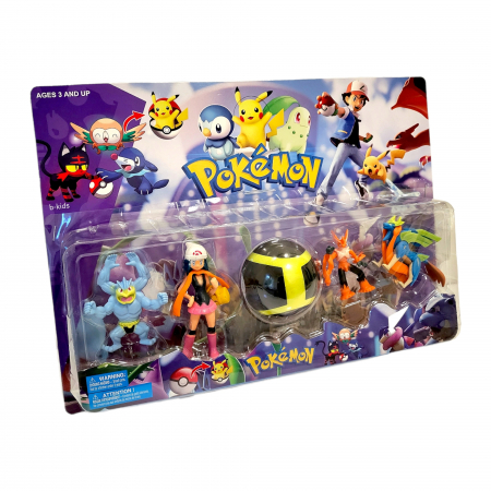 Pokemon - Set cu 4 Figurine si Super PokeBall. [5]