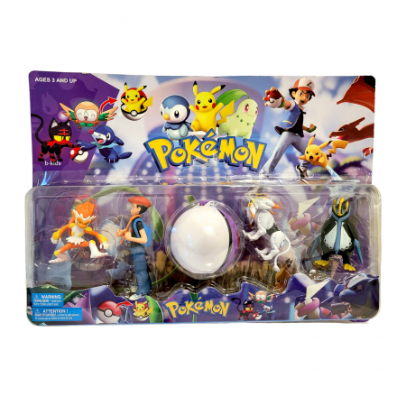 Pokemon - Set cu 4 Figurine si Super PokeBall. [4]