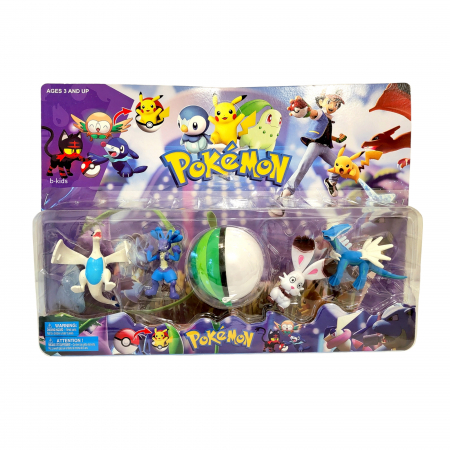 Pokemon - Set cu 4 Figurine si Super PokeBall. [2]