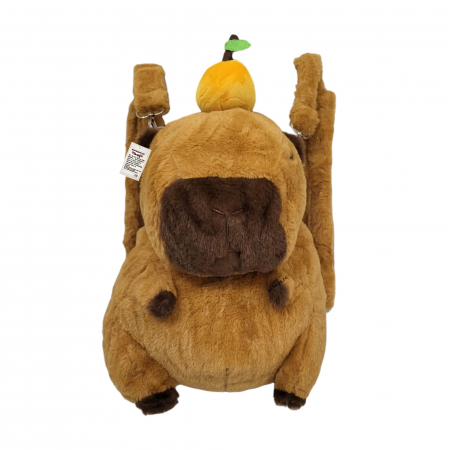 Rucsac de plus mare, Model Capybara, maro,  35 cm [1]