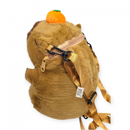 Rucsac de plus, Model Capybara, maro, 25 cm [3]