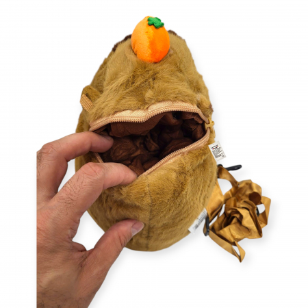 Rucsac de plus, Model Capybara, maro, 25 cm [4]