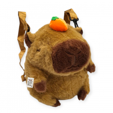 Rucsac de plus, Model Capybara, maro, 25 cm [1]