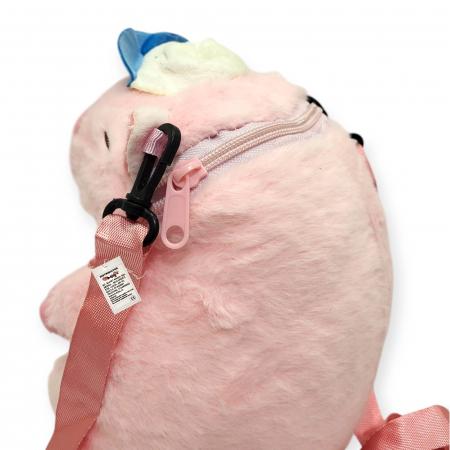 Rucsac de plus, Model Capybara, roz, 25 cm [3]