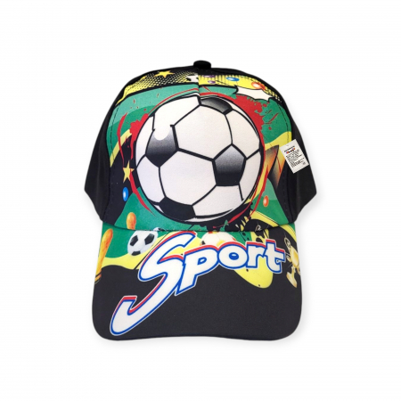Sapcă pentru copii de vară, Footab, neagra, 4-10 ani, baieti [1]