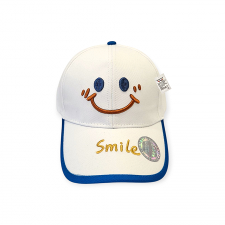Sapcă pentru copii de vară, Smiley, alba, 4-10 ani [1]