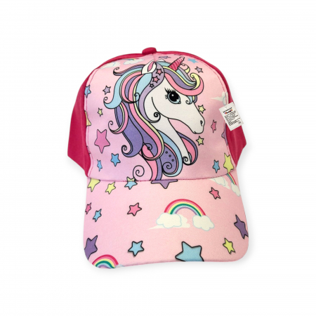 Sapcă pentru fete de vară, căluț unicorn, roz [1]
