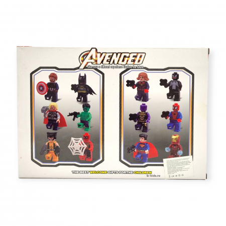 Set 12 figurine jucarie Avengers tip Lego [2]