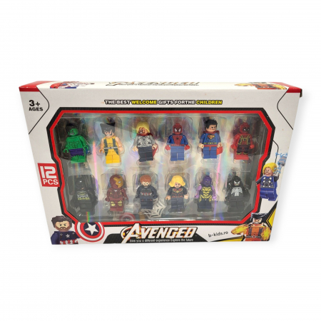 Set 12 figurine jucarie Avengers tip Lego [1]