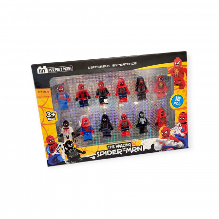 Set 12 figurine jucarie tip Spider-Man, model Lego [2]