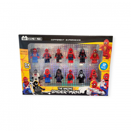 Set 12 figurine jucarie tip Spider-Man, model Lego [1]
