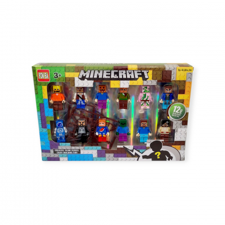 Set 12 figurine Minecraft, tip Lego cu accesorii [1]