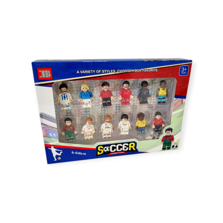 Set 12 Figurine Soccer Competition cu mingii– Creează-ți Propria Echipă de Campioni! [3]
