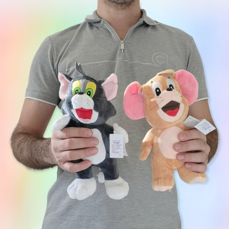 Set 2 figurine de plus Tom & Jerry - 25 cm [5]