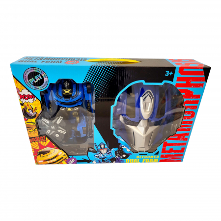 Set 2 in 1, robot transformers si masca, albastru [1]