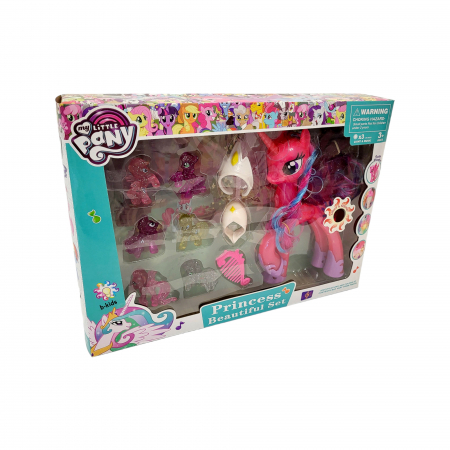 Set 7 figurine My Little Pony, cu accesorii, lumina si sunet [3]