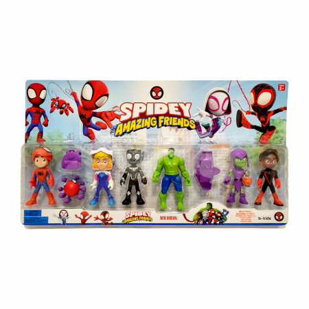 Set 7 figurine super eroi -Spidey Amazing Friends [1]