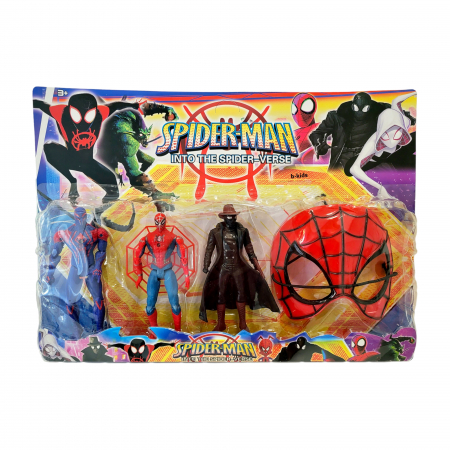 Seturi - Set 3 figurine super eroi cu masca rosie