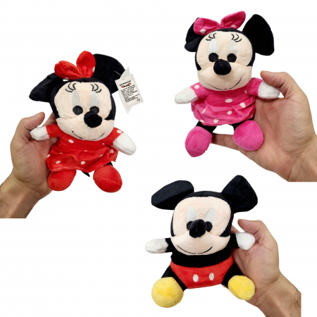 Set 3 jucari de plus Mickey și Minnie Mouse personaj, 20 cm [1]
