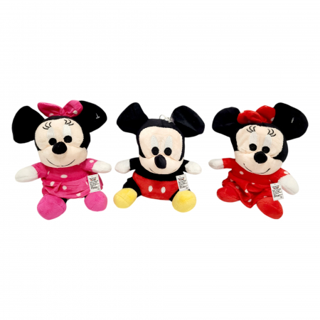 Set 3 jucari de plus Mickey și Minnie Mouse personaj, 20 cm [2]