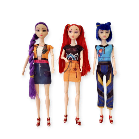 Set 3 Păpuși tip - K-Pop Demon Hunters, 30 cm [2]