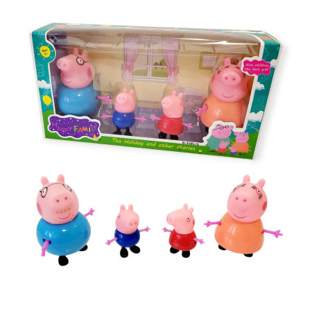 Jucarii - Set 4 Figurine Peppa Pig