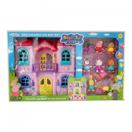 Set mare cu 8 figurine Peppa Pig,  castel si accesorii [5]