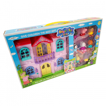 Set mare cu 8 figurine Peppa Pig,  castel si accesorii [3]
