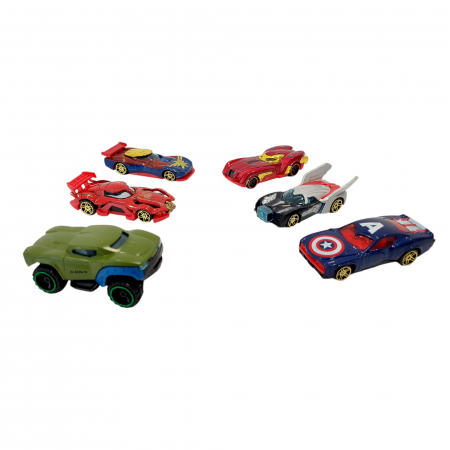 Set 6 masinute metalice, Hot Winners - Avengers [1]