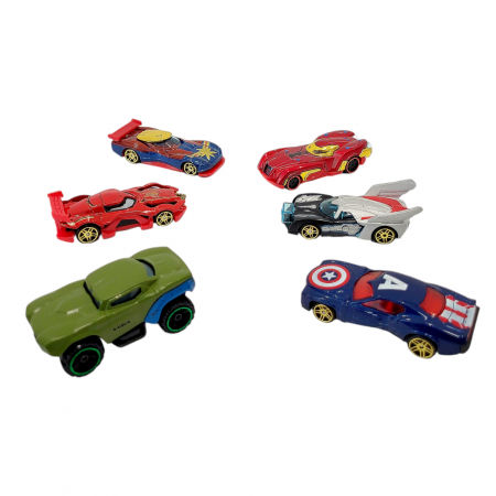 Set 6 masinute metalice, Hot Winners - Avengers [3]