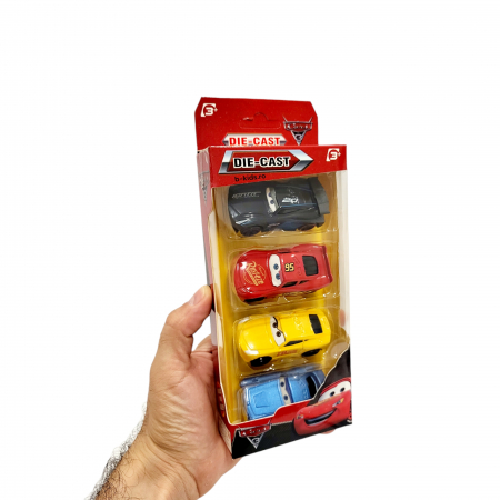 Set 4 masinute metalice, Cars 3 [5]