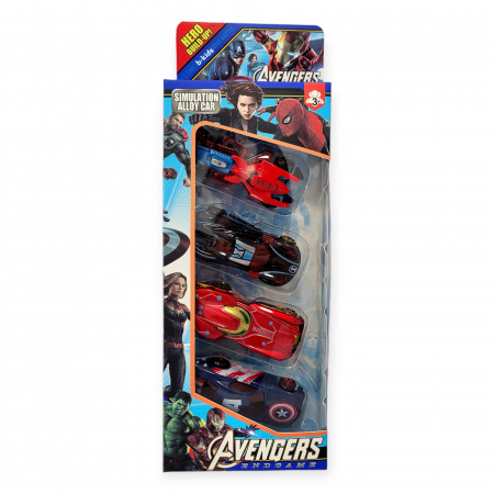 Set 4 masinute metalice, Avengers [1]